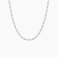 Chaîne Ophelio Maille Alternee 1/1 Or Blanc