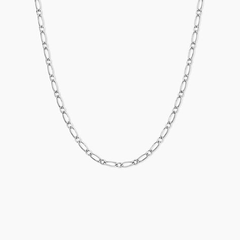 Chaîne Ophelio Maille Alternee 1/1 Or Blanc - Chaines Femme | Histoire d’Or