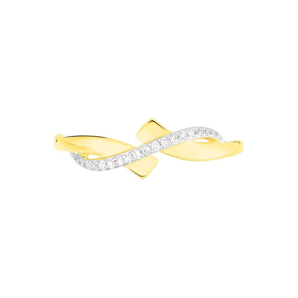 Bague Beata Or Jaune Diamant - Bagues avec pierre Femme | Histoire d’Or
