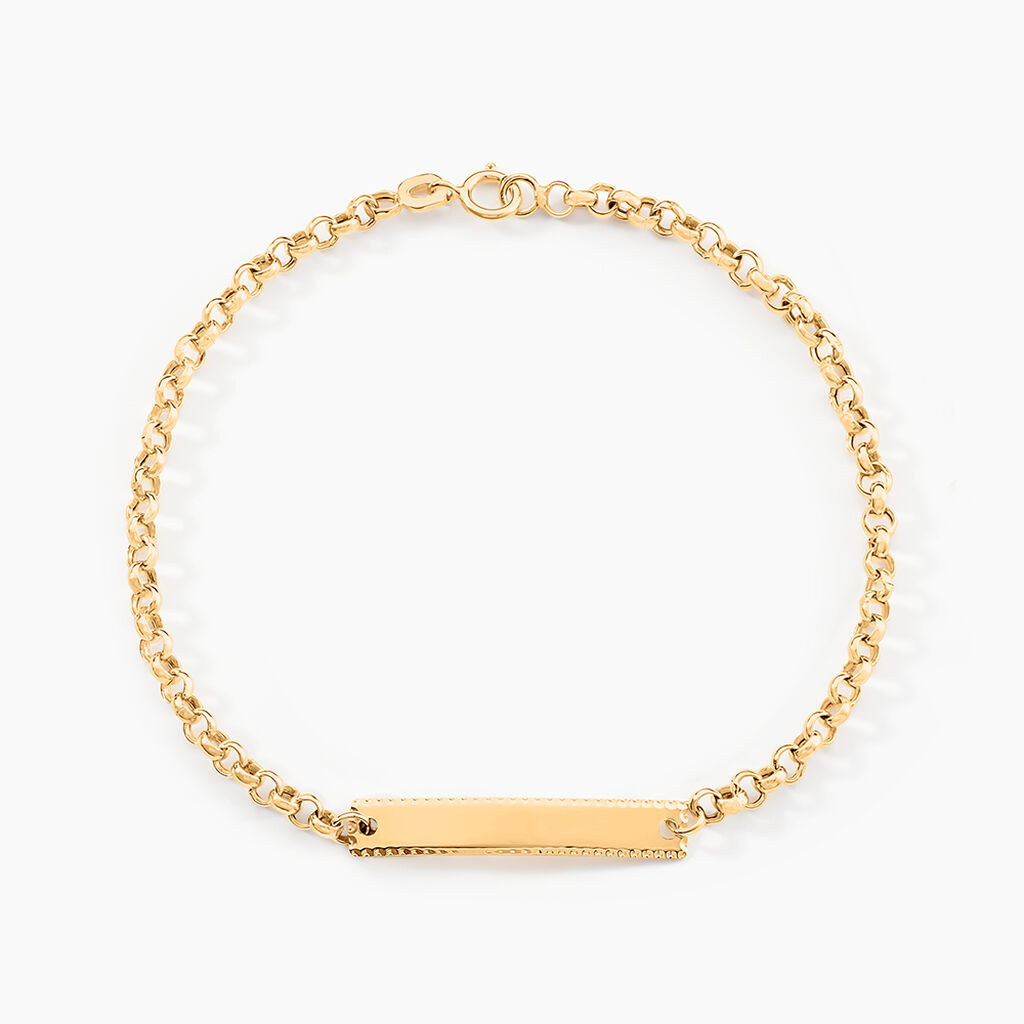 Bracelet Identité Marcel Or Jaune - Bracelets Communion Enfant | Histoire d’Or