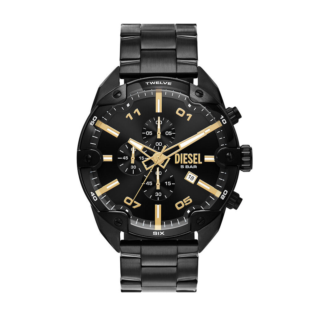 Montre Diesel Spiked Noir - Montres Homme | Histoire d’Or