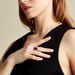 Bague Volupte Argent Blanc - Bagues Femme | Histoire d’Or