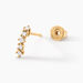 Boucles D'oreilles Puces Matleena Or Jaune Diamant Synthétique - Clous d'oreilles Femme | Histoire d’Or
