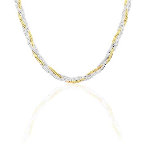 Collier Elae Argent Bicolore - Chaines Femme | Histoire d’Or