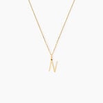 Pendentif Ionia Lettre Or Jaune - Pendentifs Famille | Histoire d&rsquo;Or