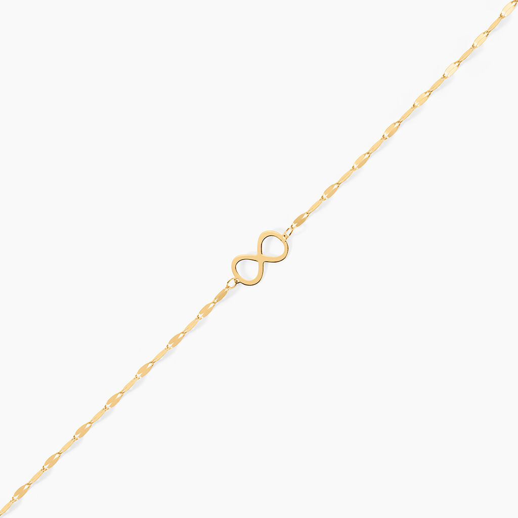 Cha&icirc;ne De Cheville Carlisa Or Jaune - Cha&icirc;nes de cheville Femme | Histoire d&rsquo;Or