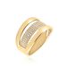 Bague Adelicia Plaqué Or Jaune Oxyde De Zirconium - Bagues avec pierre Femme | Histoire d’Or