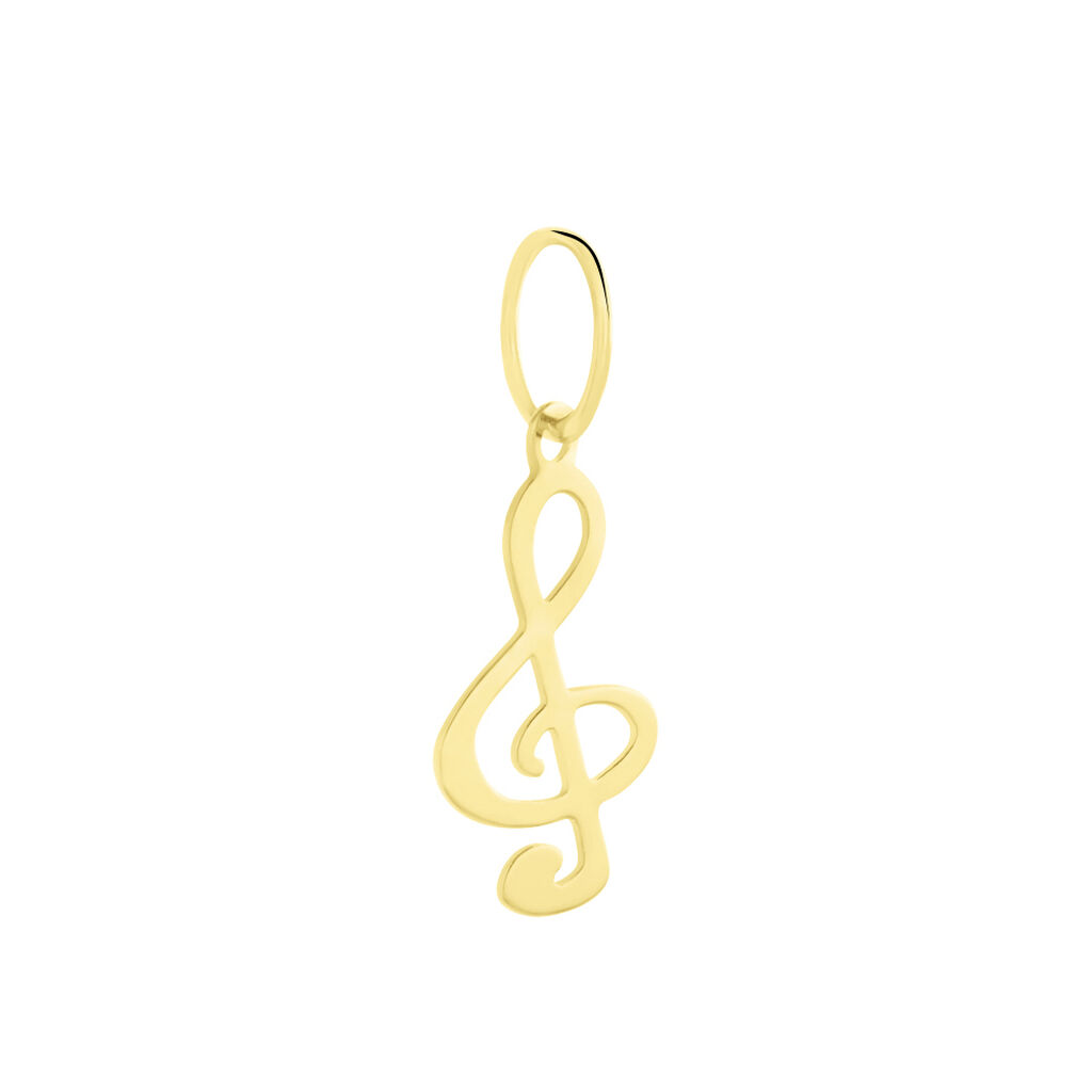 Pendentif Fausta Musique Or Jaune - Pendentifs Famille | Histoire d’Or