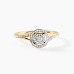 Bague Verna Or Jaune Diamant - Bagues avec pierre Femme | Histoire d&rsquo;Or