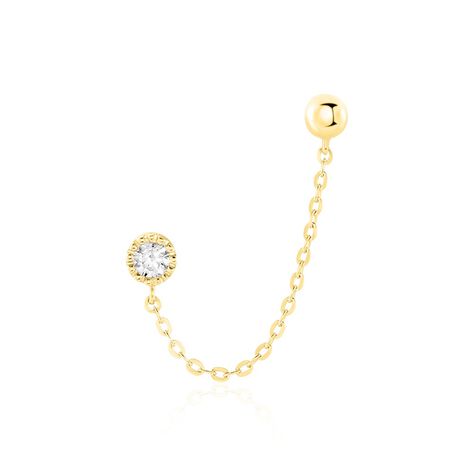 Bijou D'oreille Unitaire Camila Or Jaune Oxyde De Zirconium - Ear cuffs Femme | Histoire d&rsquo;Or
