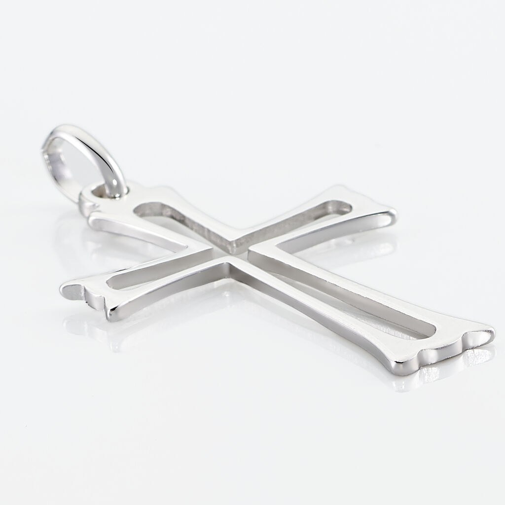Pendentif Romayssa Argent Blanc - Pendentifs Communion Famille | Histoire d&rsquo;Or
