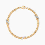 Bracelet Lamyae Plaqu&eacute; Or Jaune Oxyde De Zirconium - Bracelets Femme | Histoire d&rsquo;Or