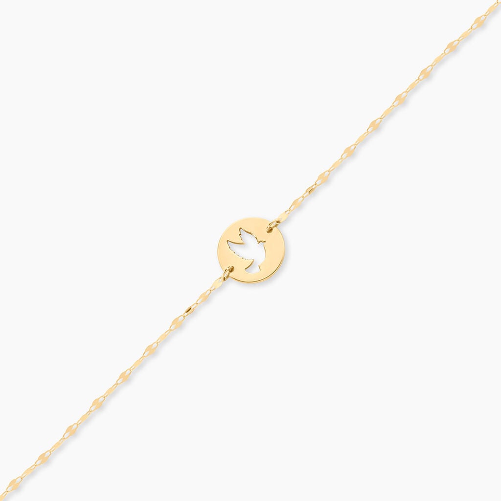 Bracelet Columban Or Jaune - Bracelets Communion Famille | Histoire d&rsquo;Or