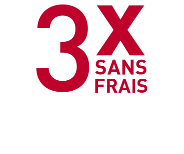 paiement en 3x sans frais