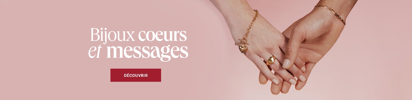 bijoux coeurs et messages