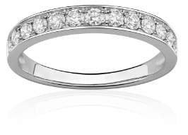 Bague Serti à Rail