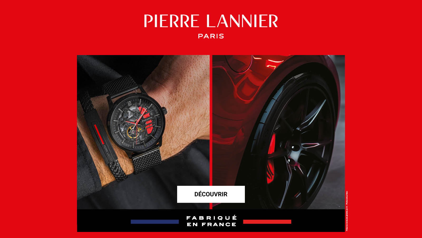 Montre Vintage Pierre Lannier Paris - Style Space Age Rétro - Pour Femme
