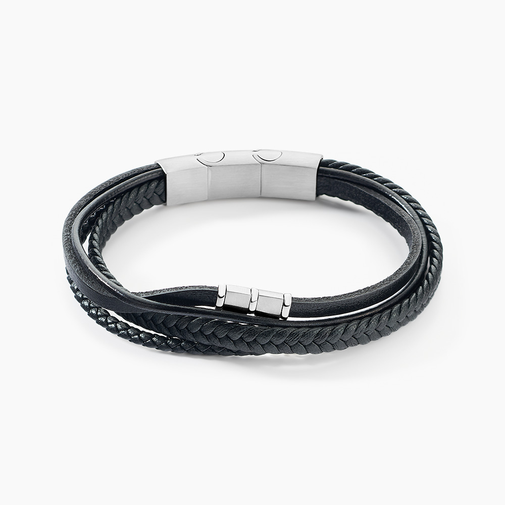 Bracelets D'éperon Tough-1 En Cuir Huilé Clair - Embouts Et Boucles Argent - Neuf