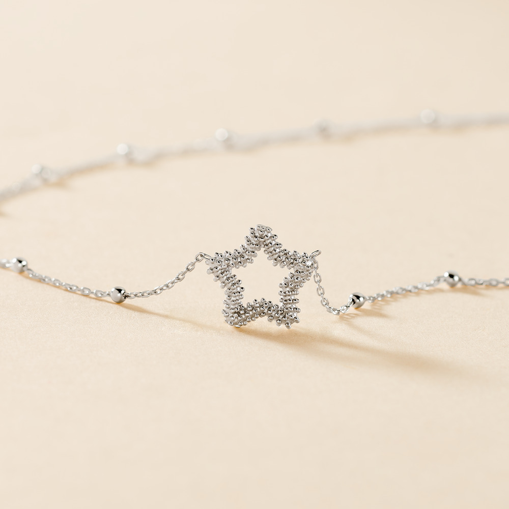 Collier Aella Argent Blanc - Colliers fantaisie Femme | Histoire d&rsquo;Or