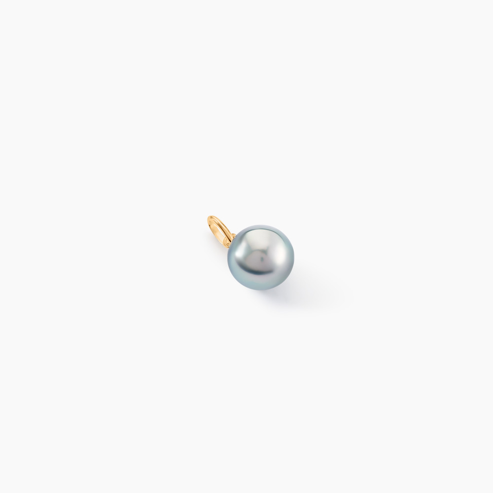 Pendentif Or 18K Avec Perle De Tahiti Goutte 11,10 Mm - Neuf Avec étiquettes