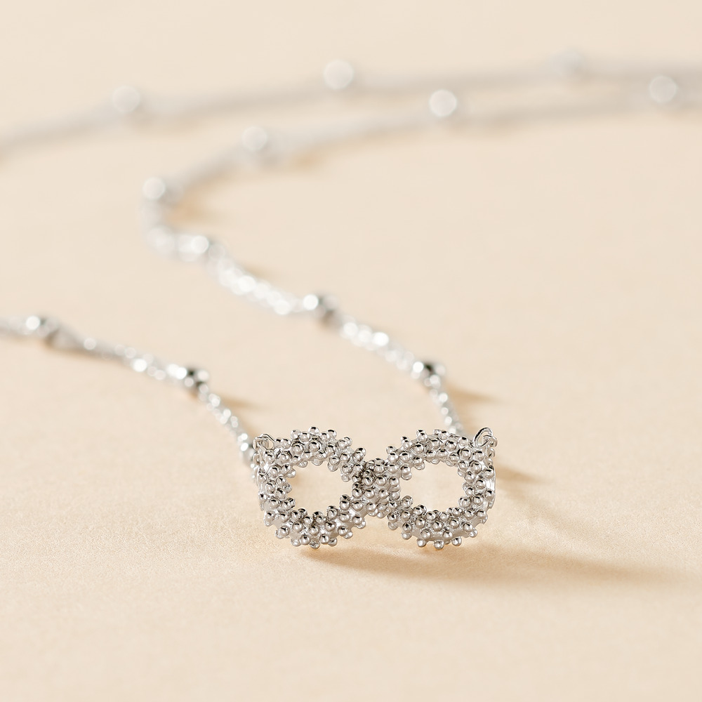 Collier Aella Argent Blanc - Colliers fantaisie Femme | Histoire d&rsquo;Or
