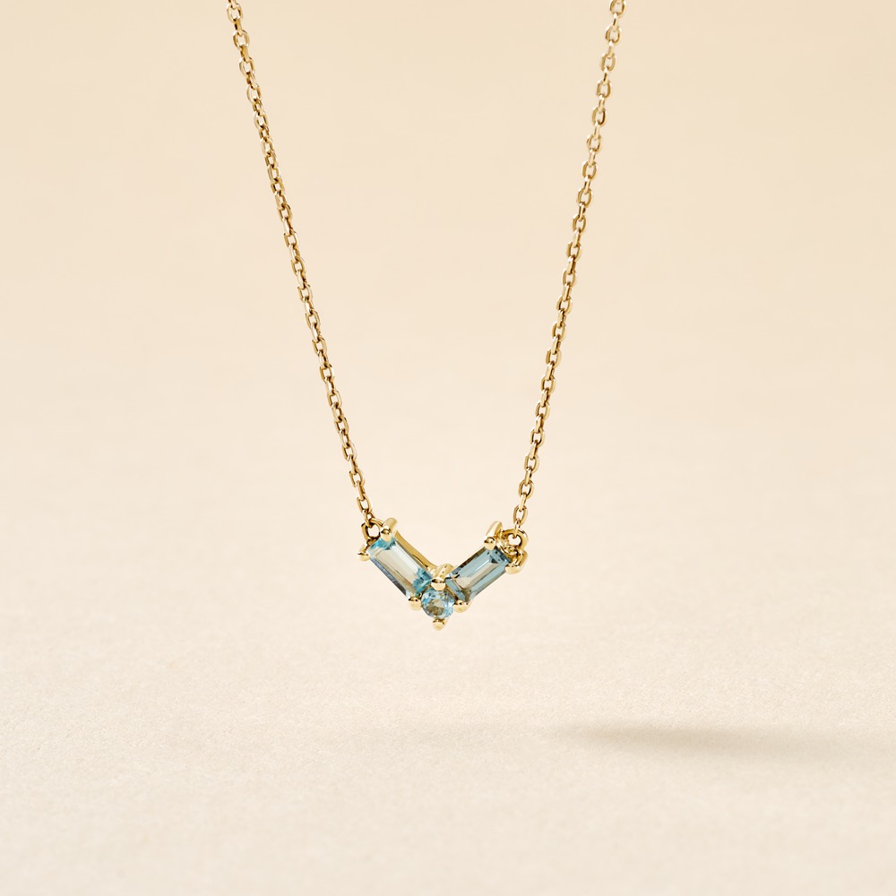 Collier Lavender Or Jaune Topaze - Colliers Femme | Histoire d&rsquo;Or