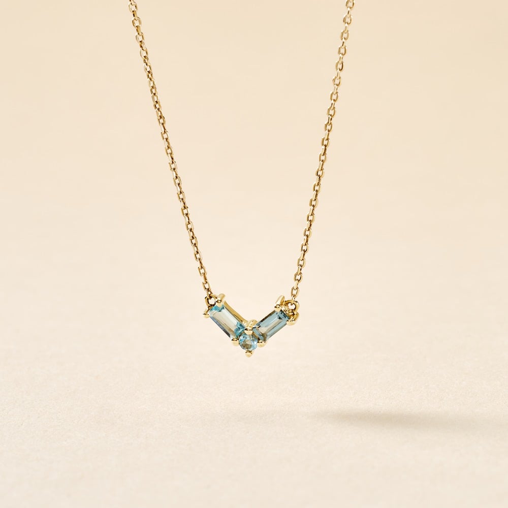 Collier Lavender Or Jaune Topaze - Colliers Femme | Histoire d&rsquo;Or