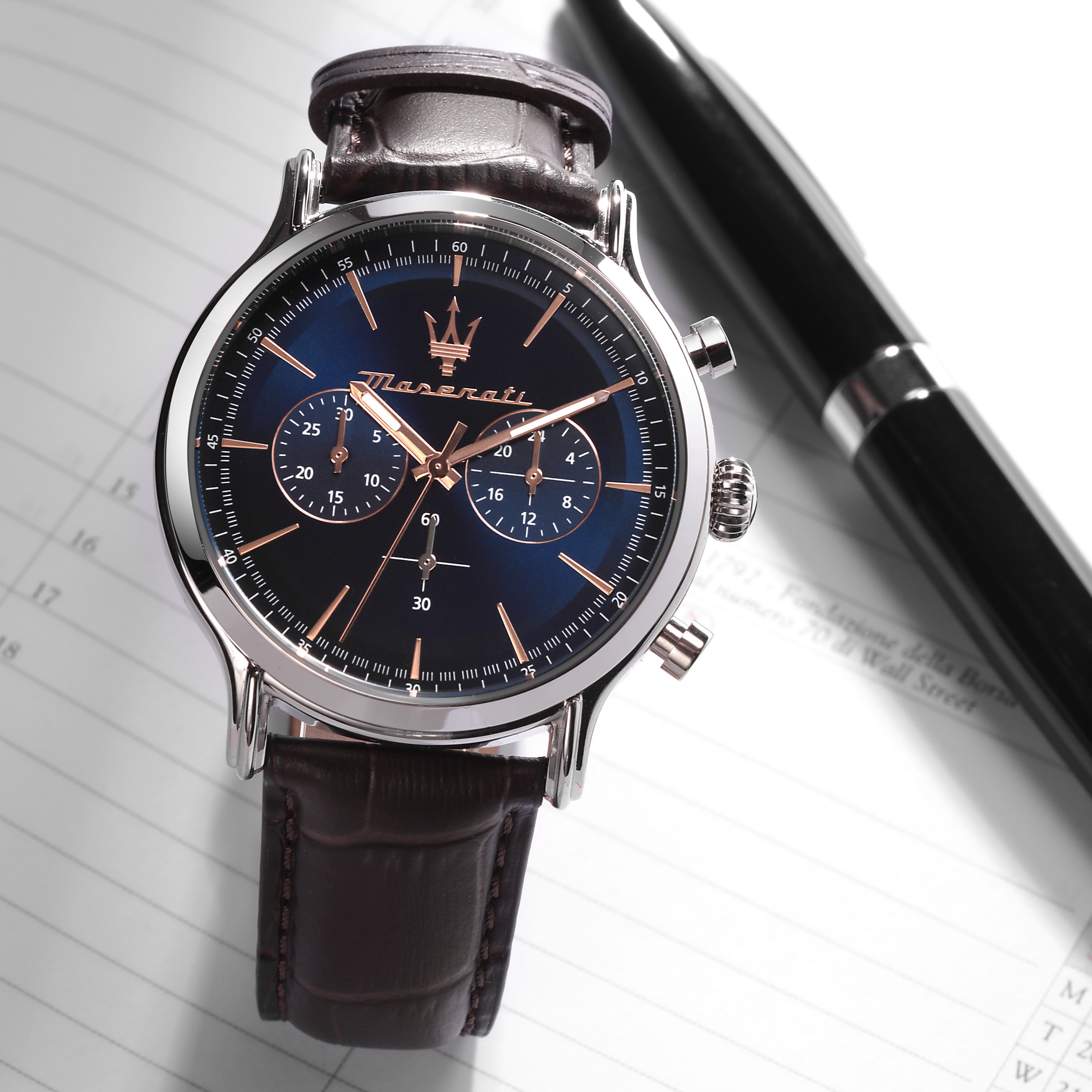Montre Maserati Epoca Bleu - Montres Homme | Histoire d’Or