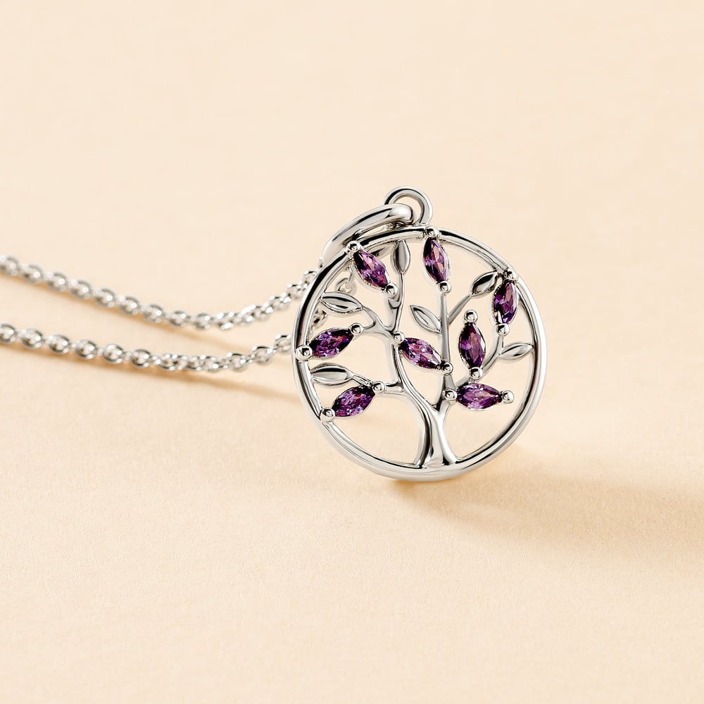 Collier Venka Argent Blanc Oxyde De Zirconium - Colliers fantaisie Femme | Histoire d&rsquo;Or