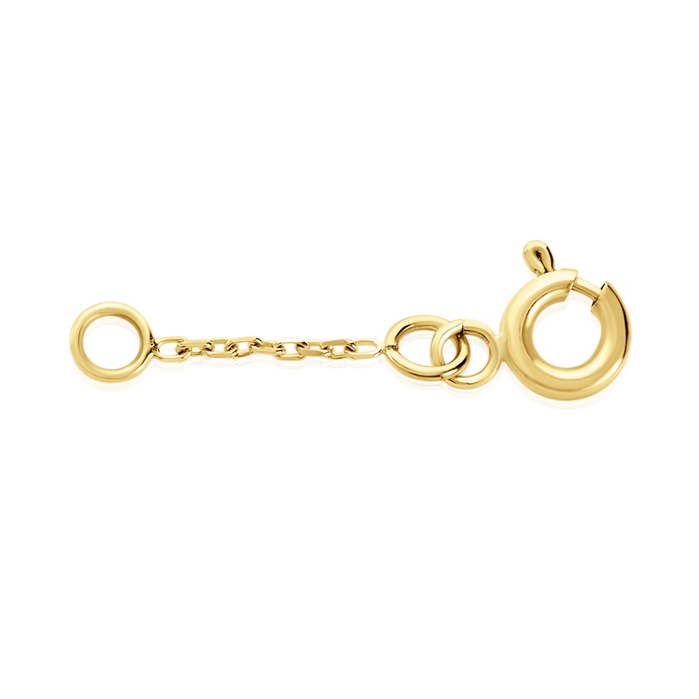 Collier Torque Doré Style Celte Avec Rallonge Chaînette - Occasion - Léger Oxydation