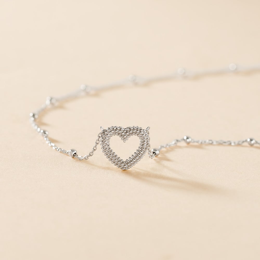 Collier Aella Argent Blanc - Colliers fantaisie Femme | Histoire d&rsquo;Or