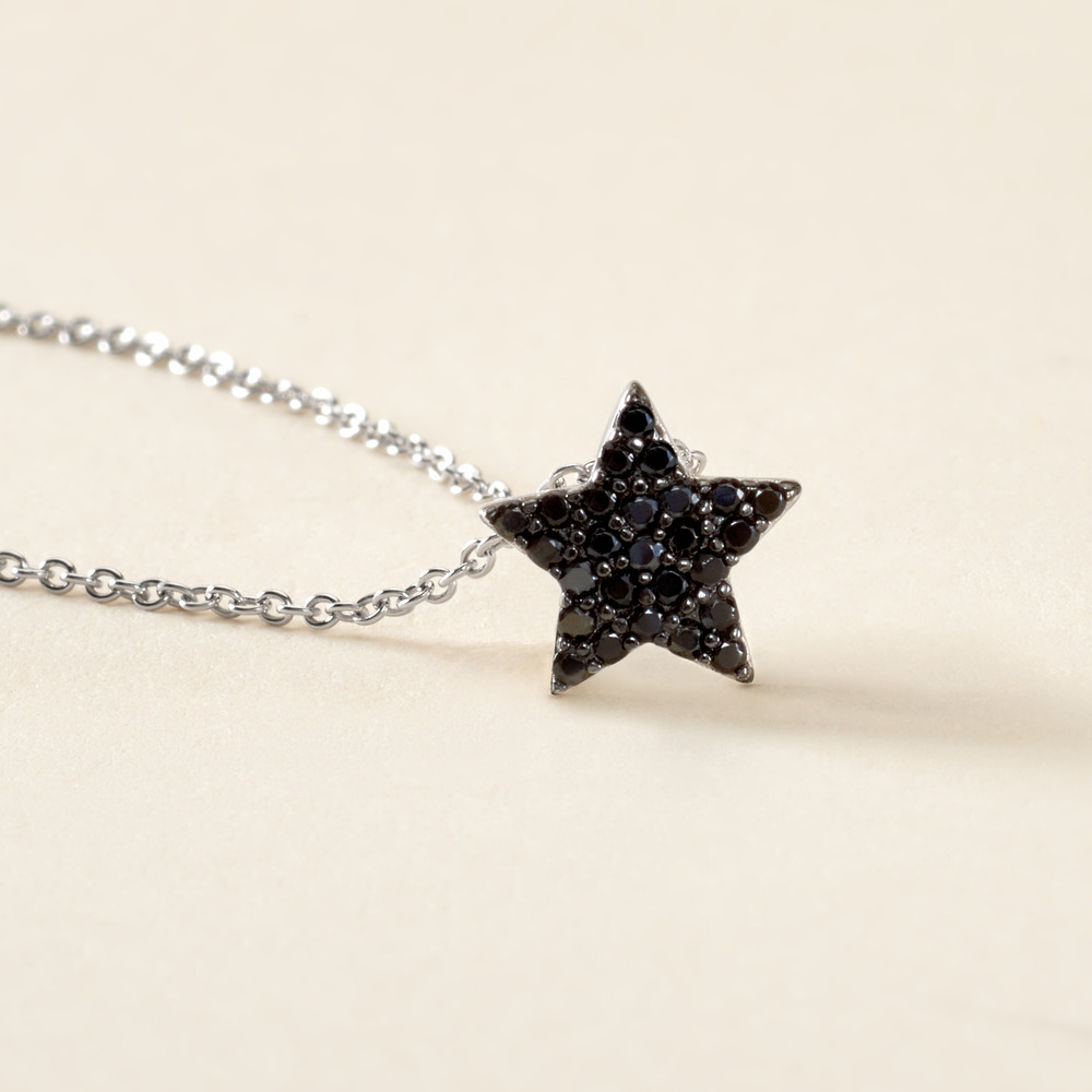 Collier Nasima Argent Blanc Spinelle - Colliers fantaisie Femme | Histoire d&rsquo;Or