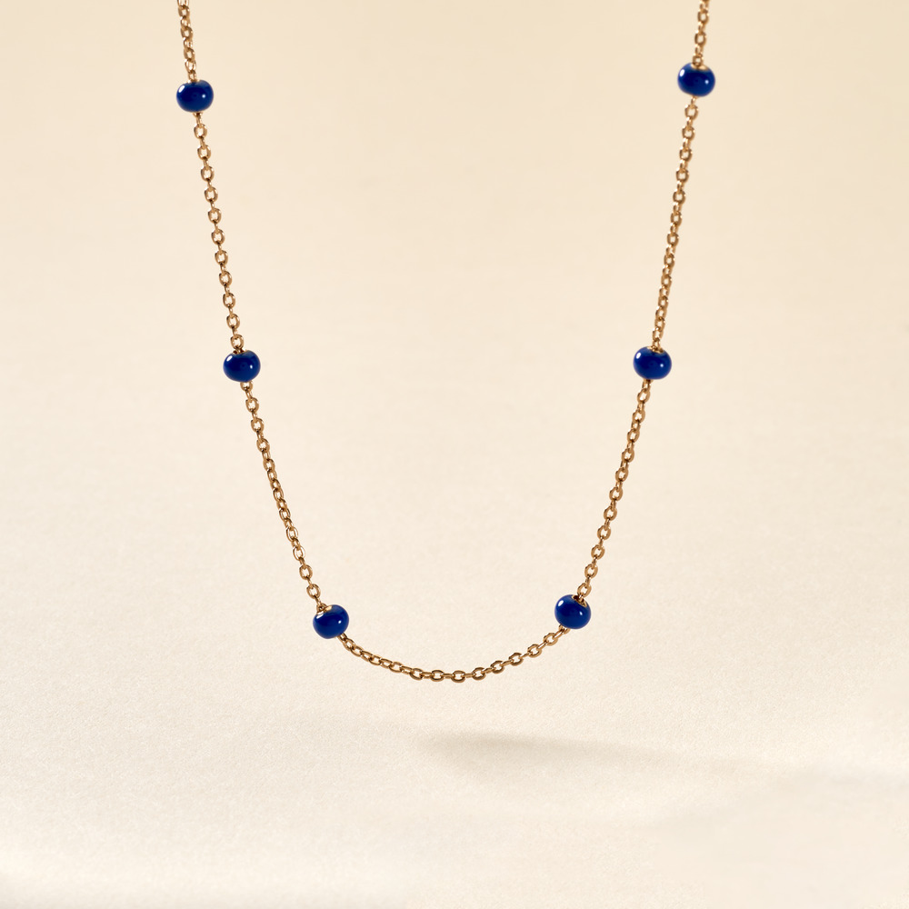 Collier Meike Plaque Or Jaune - Colliers fantaisie Femme | Histoire d&rsquo;Or