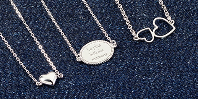 Bijoux coeur & message